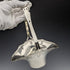 1923 American Antique Pure Silver (925 Silver) Basket Golf Trophy 257g Frank Whiting